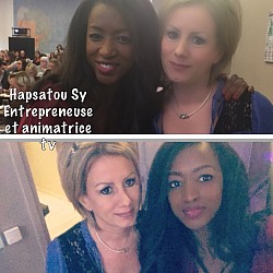 Avec Hapsatou Sy Entrepreneuse et Animatrice TV